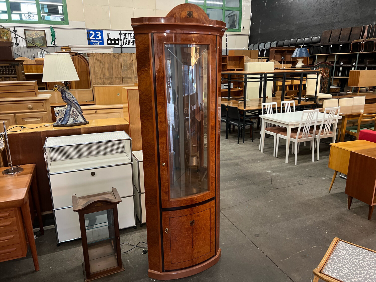 Eckvitrine Vitrine Eckschrank