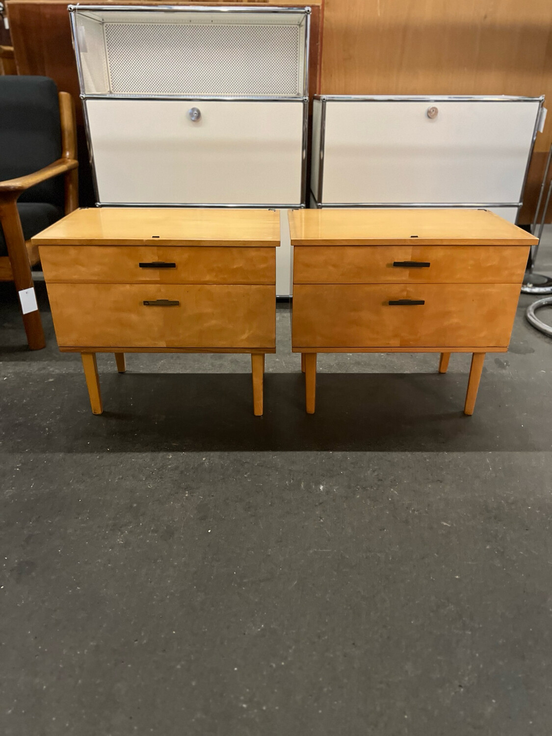 Nachtkästchen Nachttischchen 1von2 Mid Century Vintage