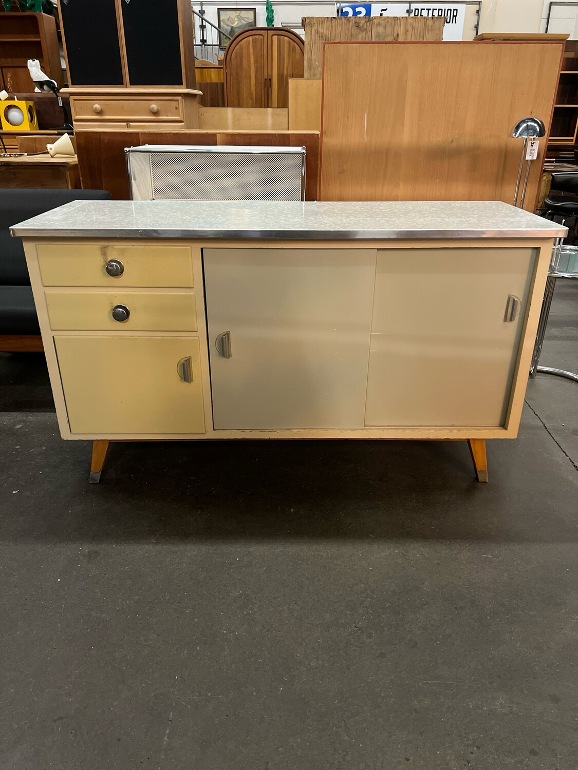 Kommode Sideboard Anrichte Küchenbuffet Mid Century Vintage