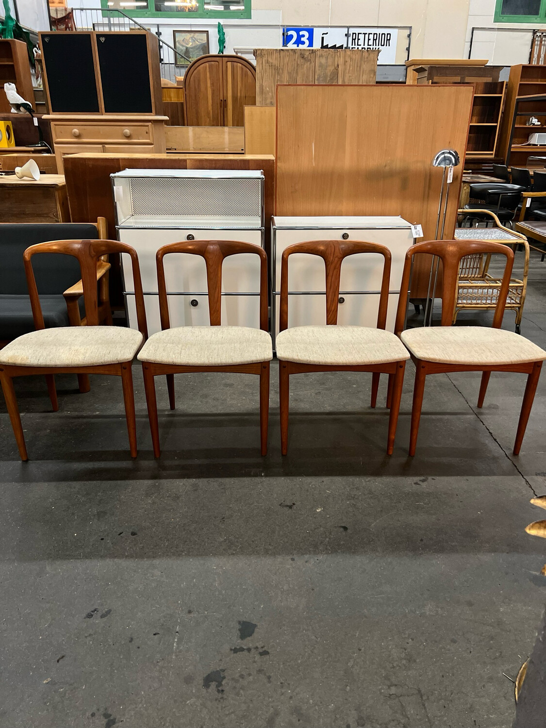 Stuhl Stühle 1von8 Johannes Andersen Uldum Danish Teak Mid Century Vintage