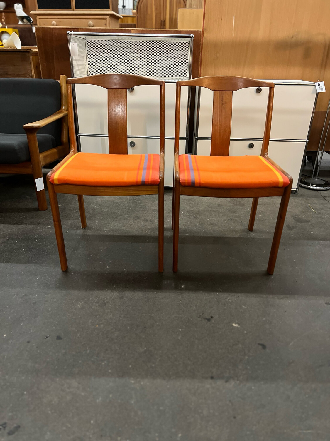 Stuhl Stühle 1von2 Mid Century Vintage