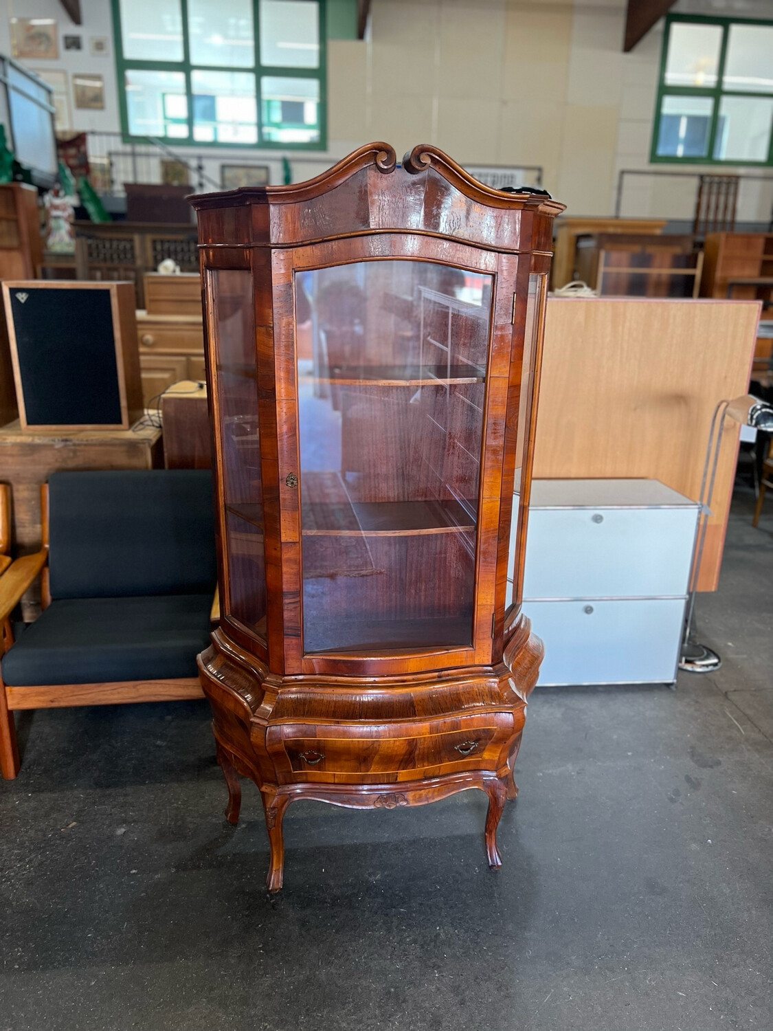Vitrine Vitrinenschrank Schrank Aufsatzvitrine