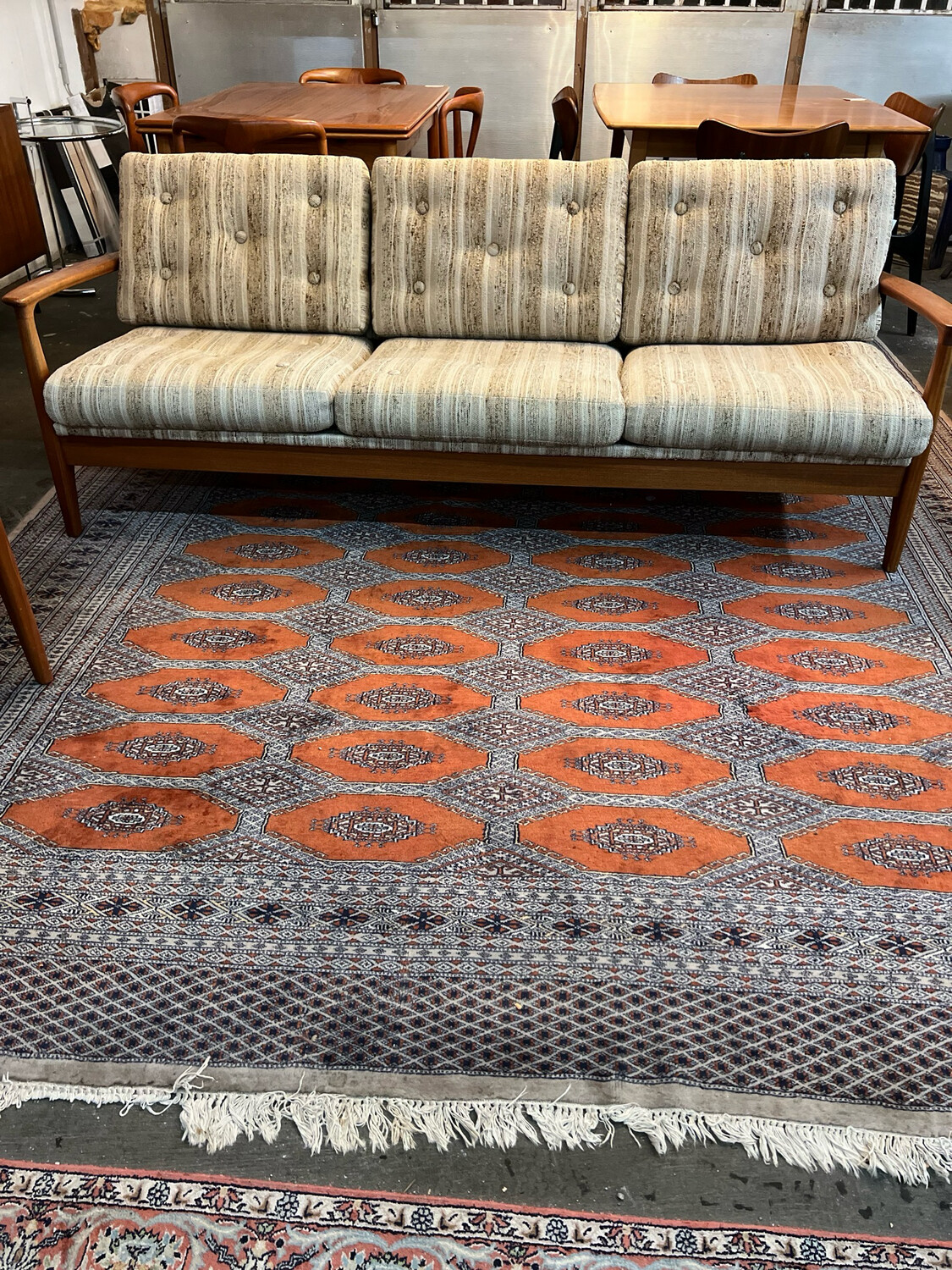 Sofa Couch Daybed Eugen Schmidt Teak Mid Century Vintage