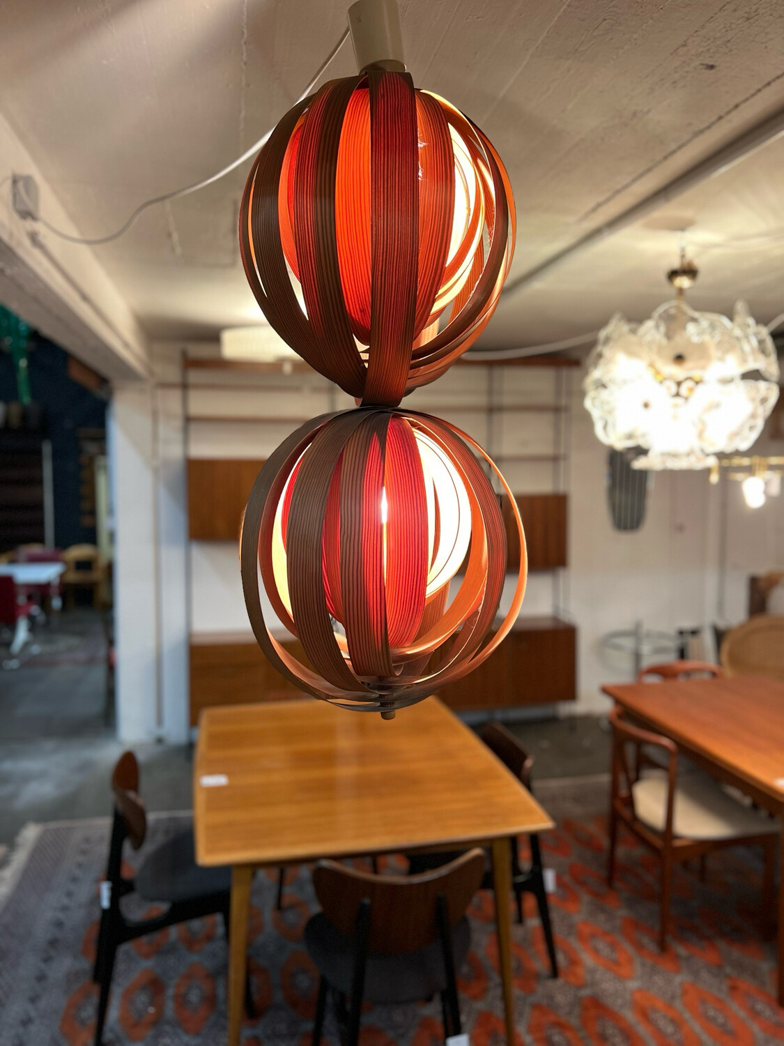 Deckenlampe Deckenleuchte Hans Agne Jakobsson Double Moon Lamp Mid Century Vintage