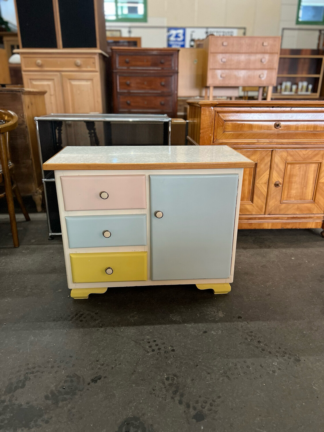 Kommode Kästchen Mid Century Vintage