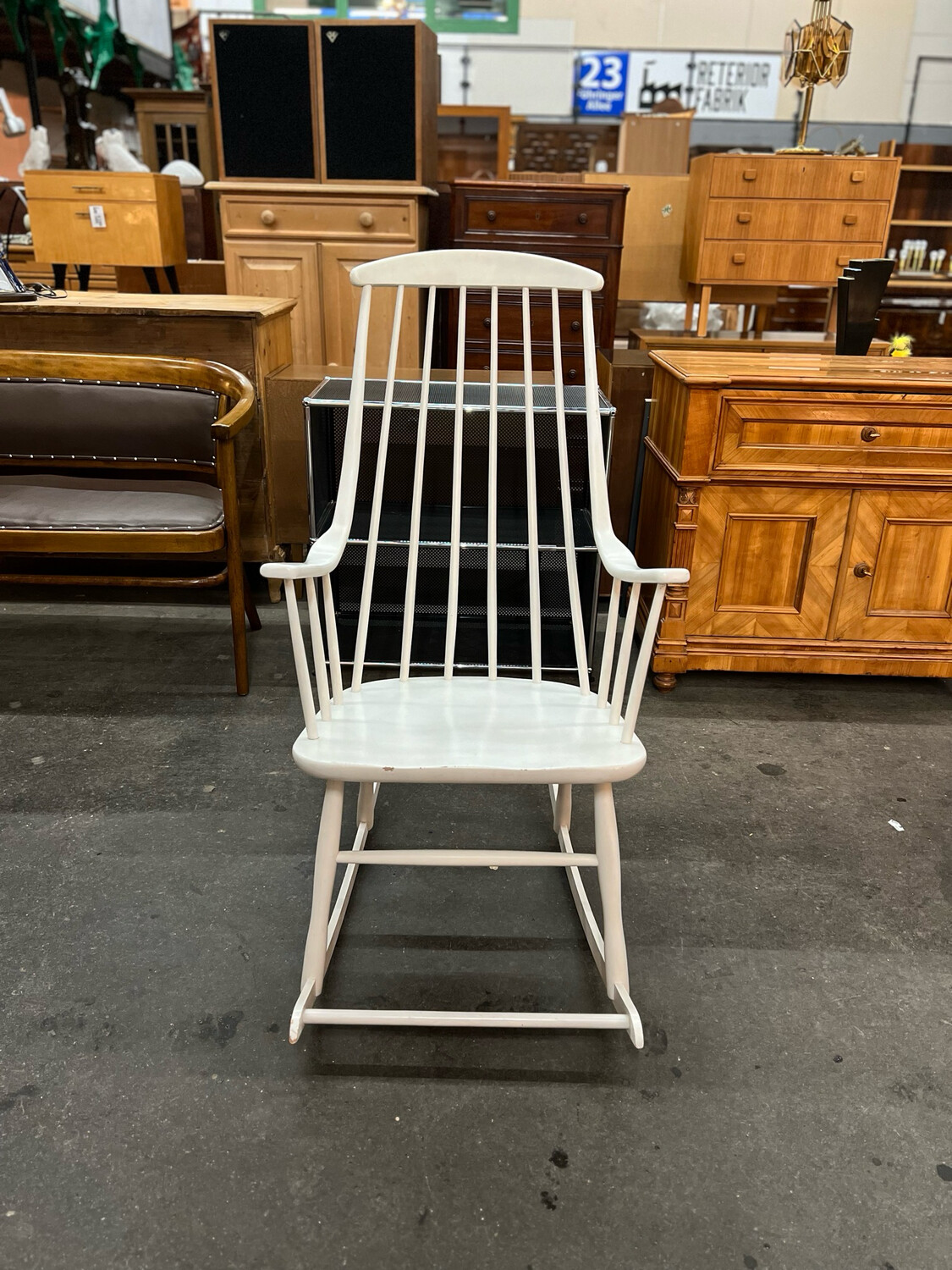 Schaukelstuhl Rocking Chair Lena Larsson Nesto Mid Century Vintage