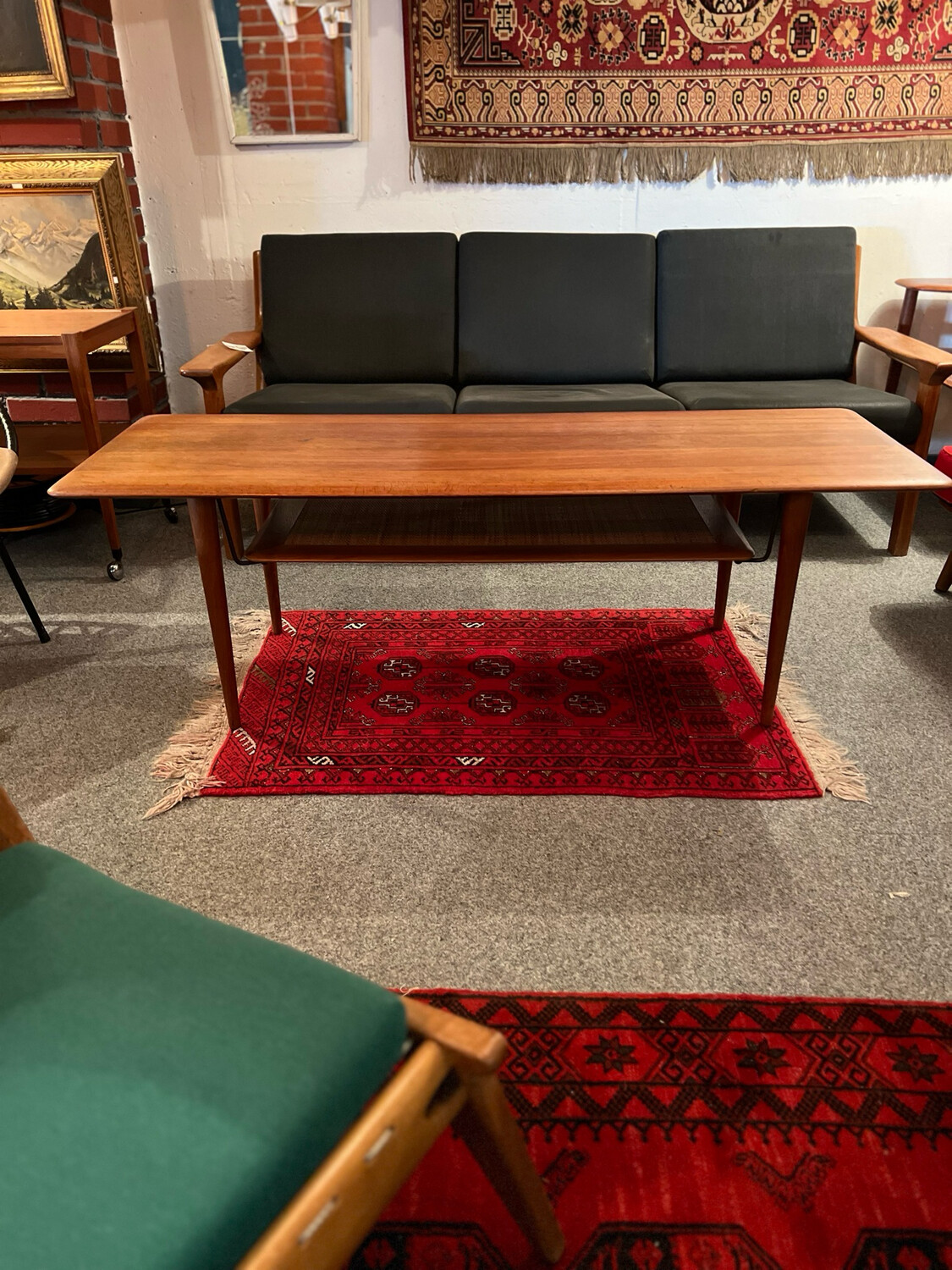Couchtisch Coffee Table Peter Hvidt Nielsen Danish Teak Mid Century Vintage