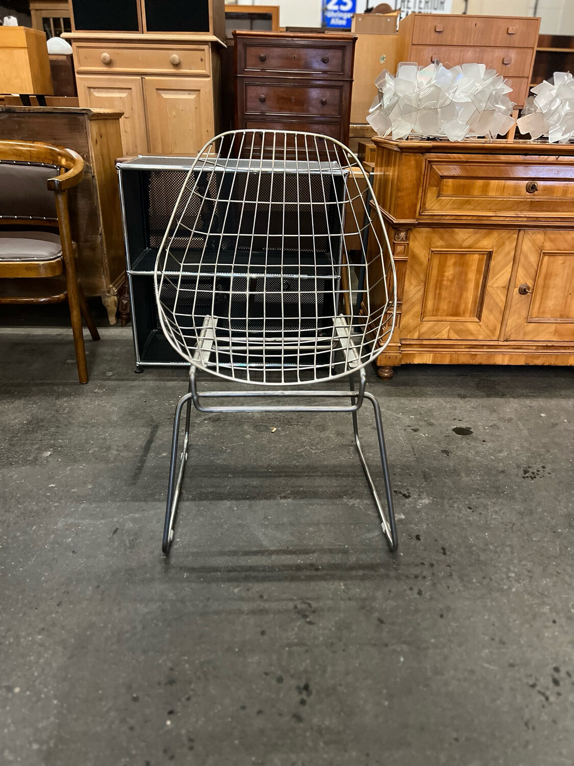 Stuhl Drahtstuhl Wire Chair Braakman Dekker Pastor Ära Vintage