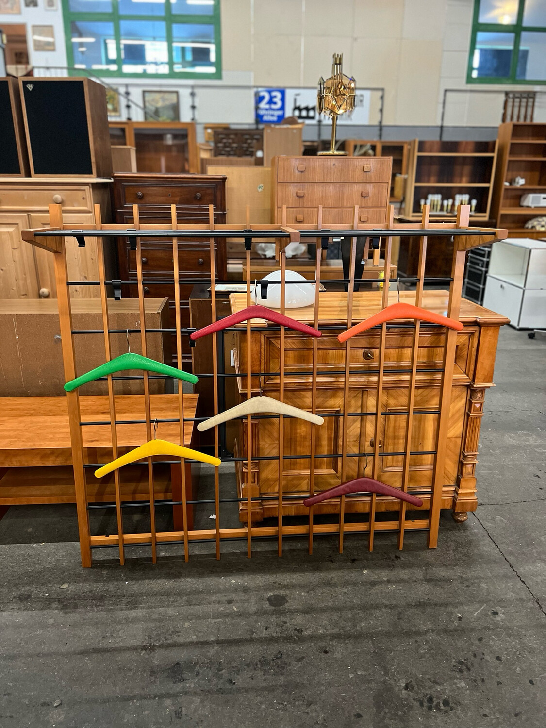 Garderobe Wandgarderobe Mid Century Vintage