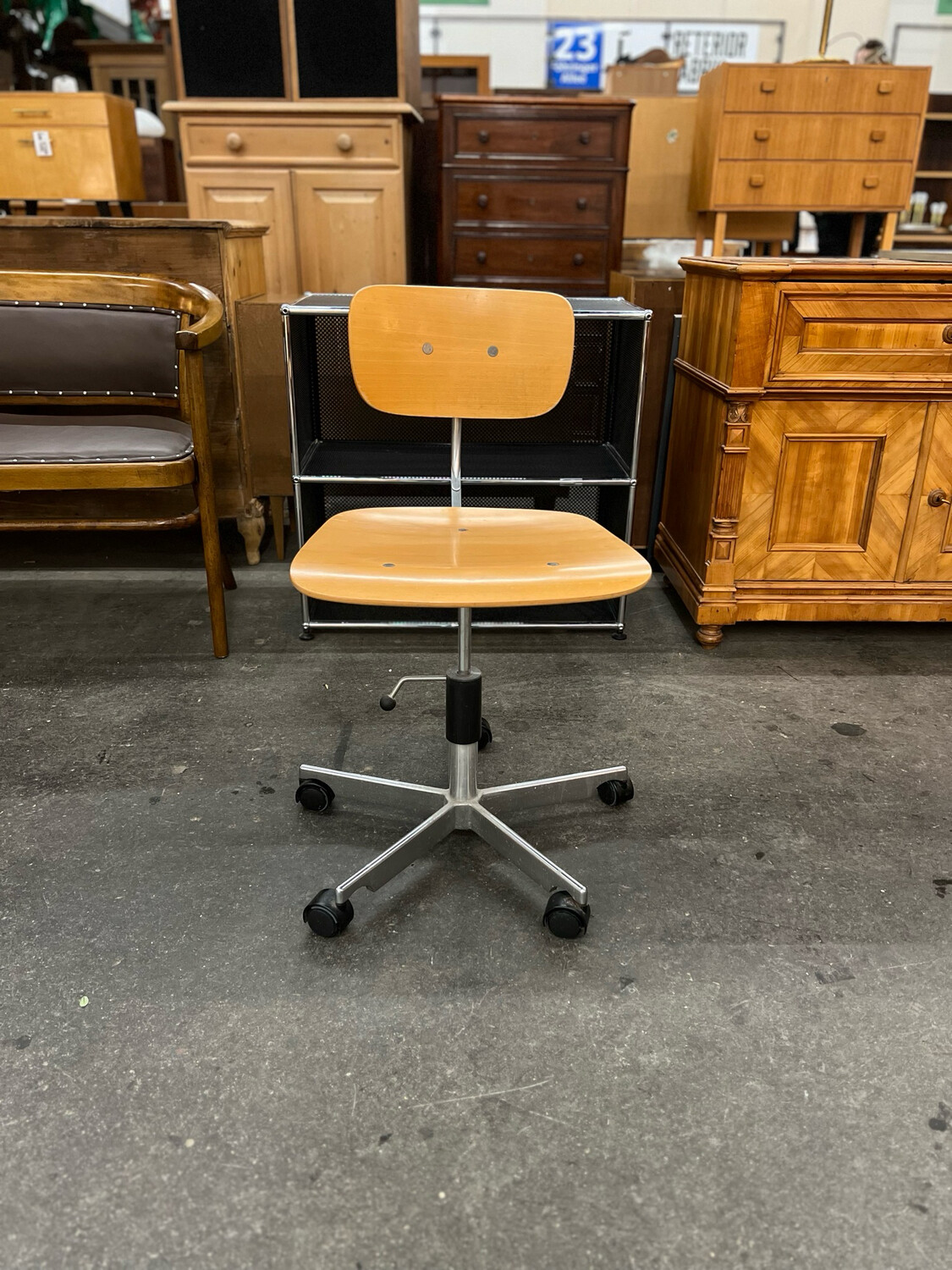 Fritz Hansen Drehstuhl Bürostuhl Stuhl Vintage