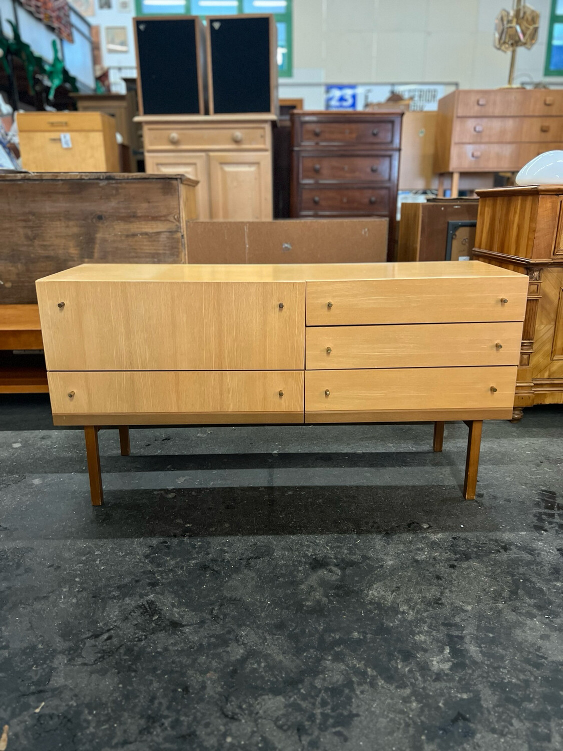 Sideboard Kommode Schuhschrank Mid Century Vintage