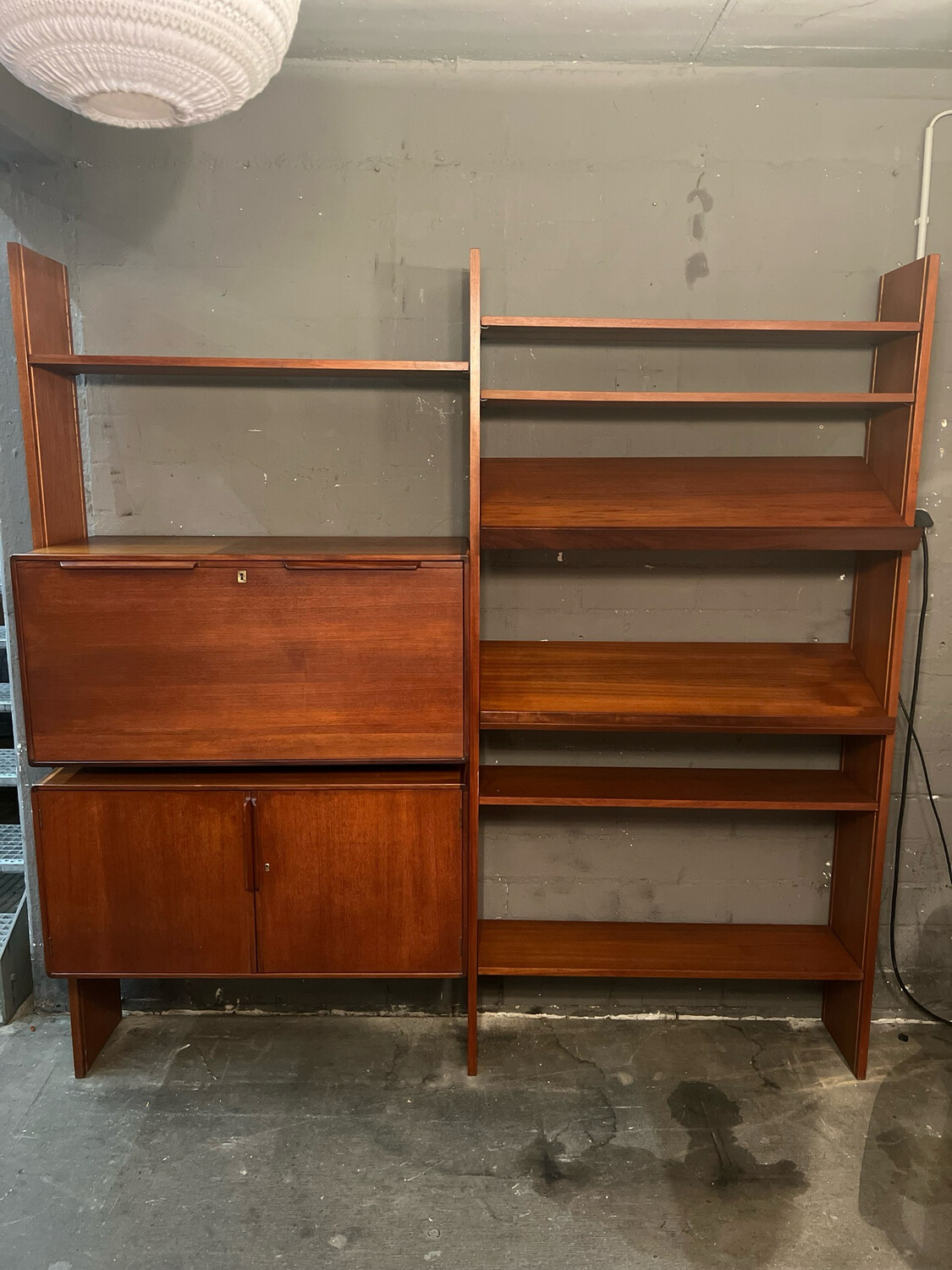 Asko Wandregal Wandmodul Teak Mid Century Vintage