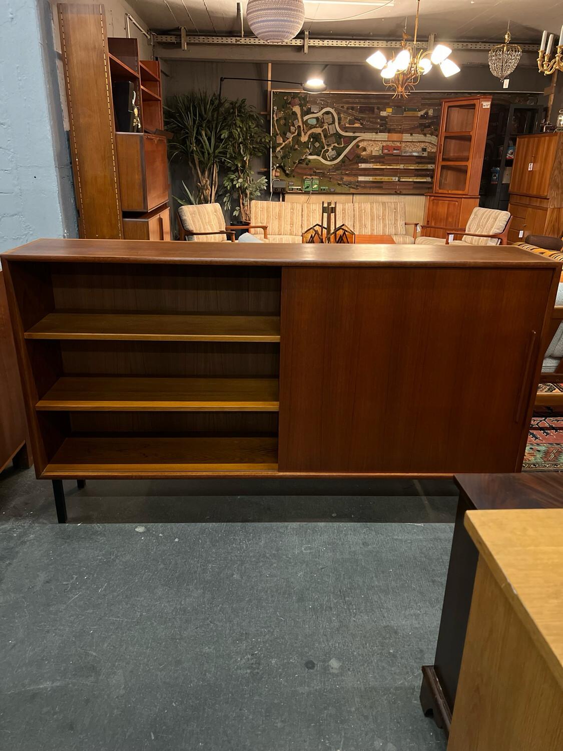 Sideboard Highboard Regal Danish Teak Mid Century Vintage