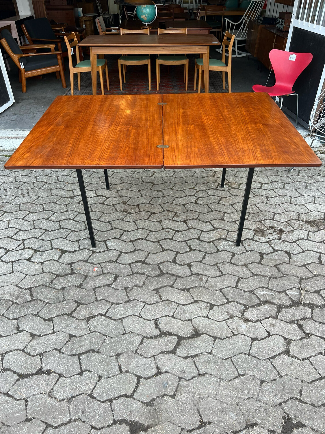 Tisch Esstisch Klapptisch Teak Mid Century Vintage