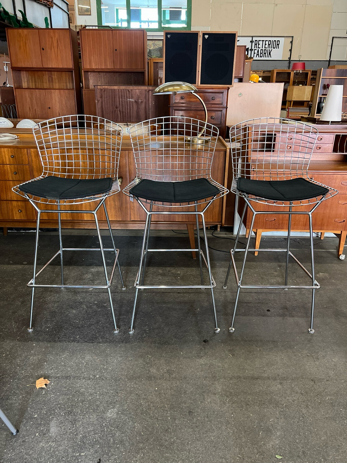 Barhocker Hocker Barstuhl Knoll Bertoia 1von3 Mid Century Vintage