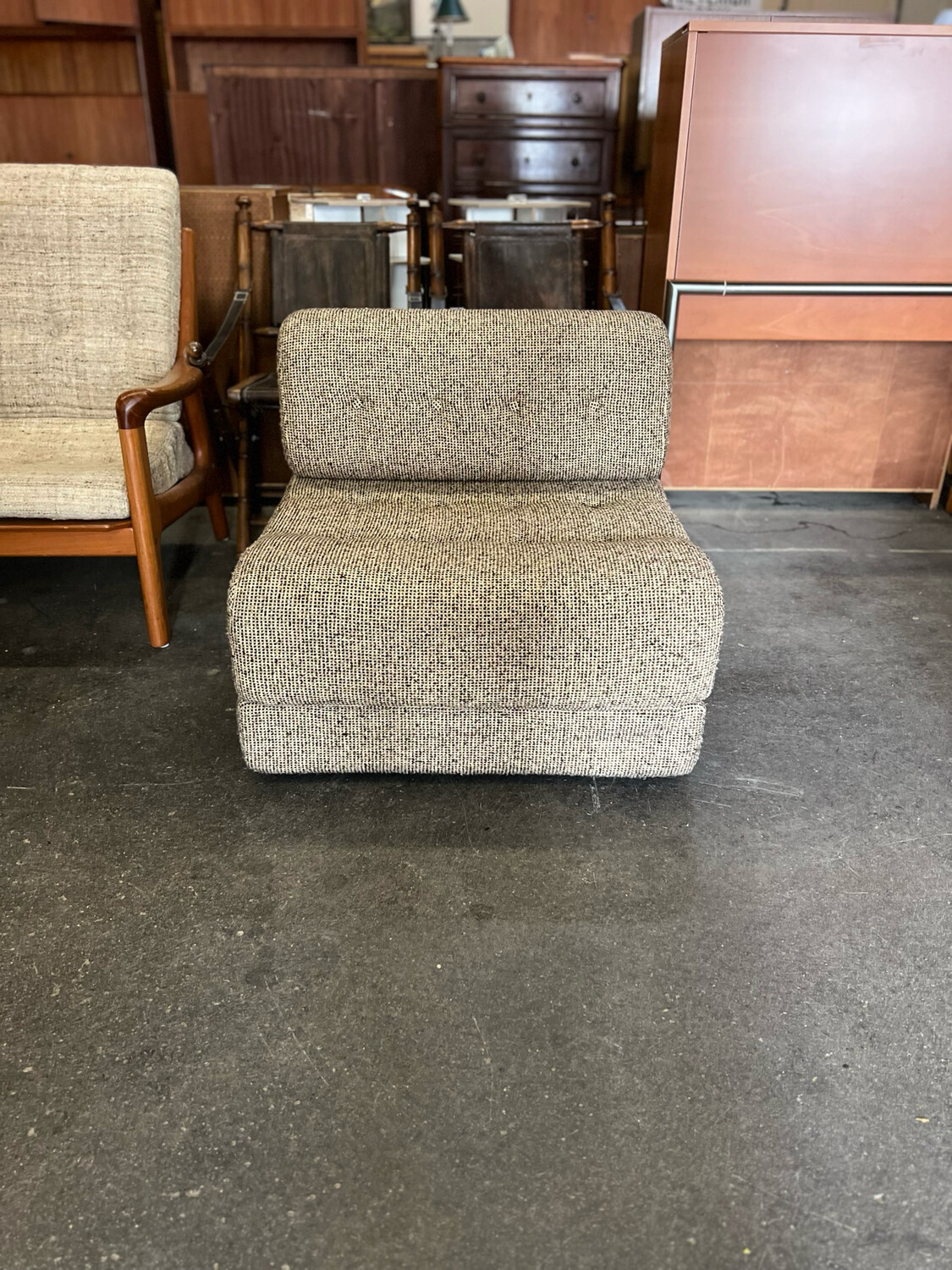 Liegesessel Sessel Flip Chair Mid Century Vintage