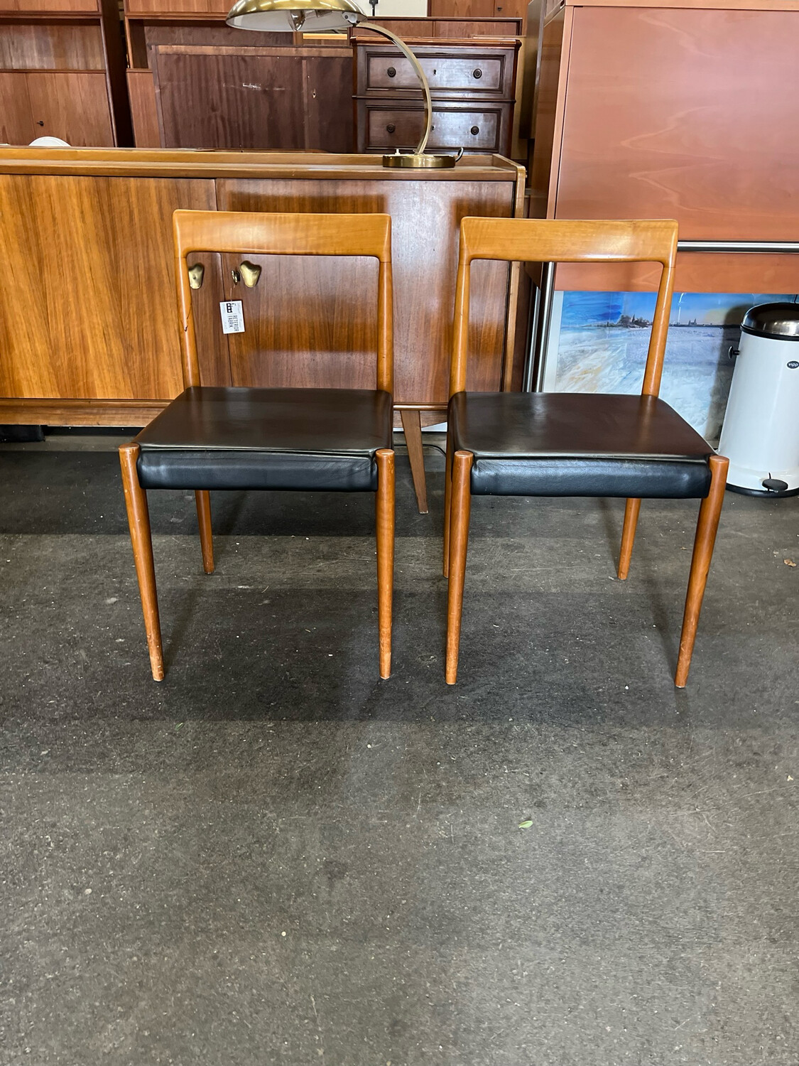 Stuhl Stühle 1von2 Mid Century Vintage