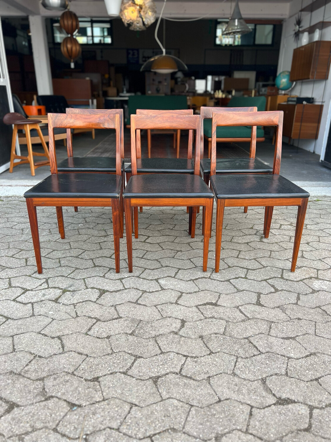Lübke Stuhl Stühle 1von6 Mid Century Vintage