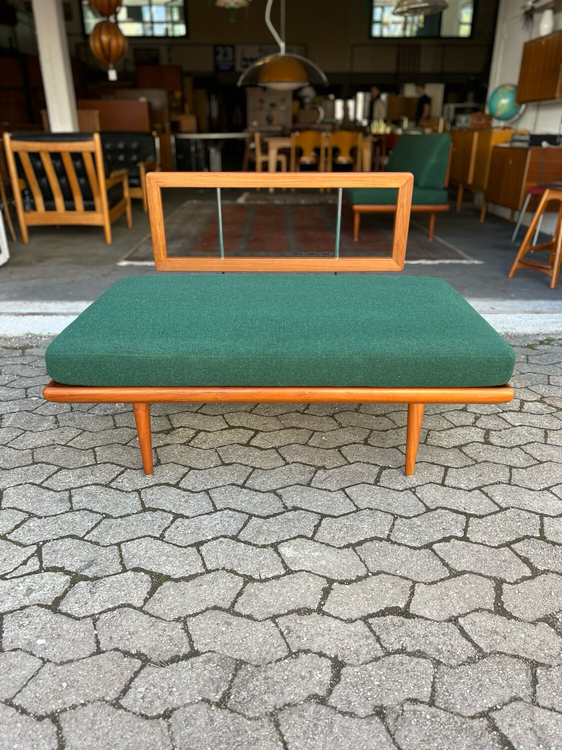 Peter Hvidt France &amp; Son Sofa Daybed Teak Mid Century Vintage