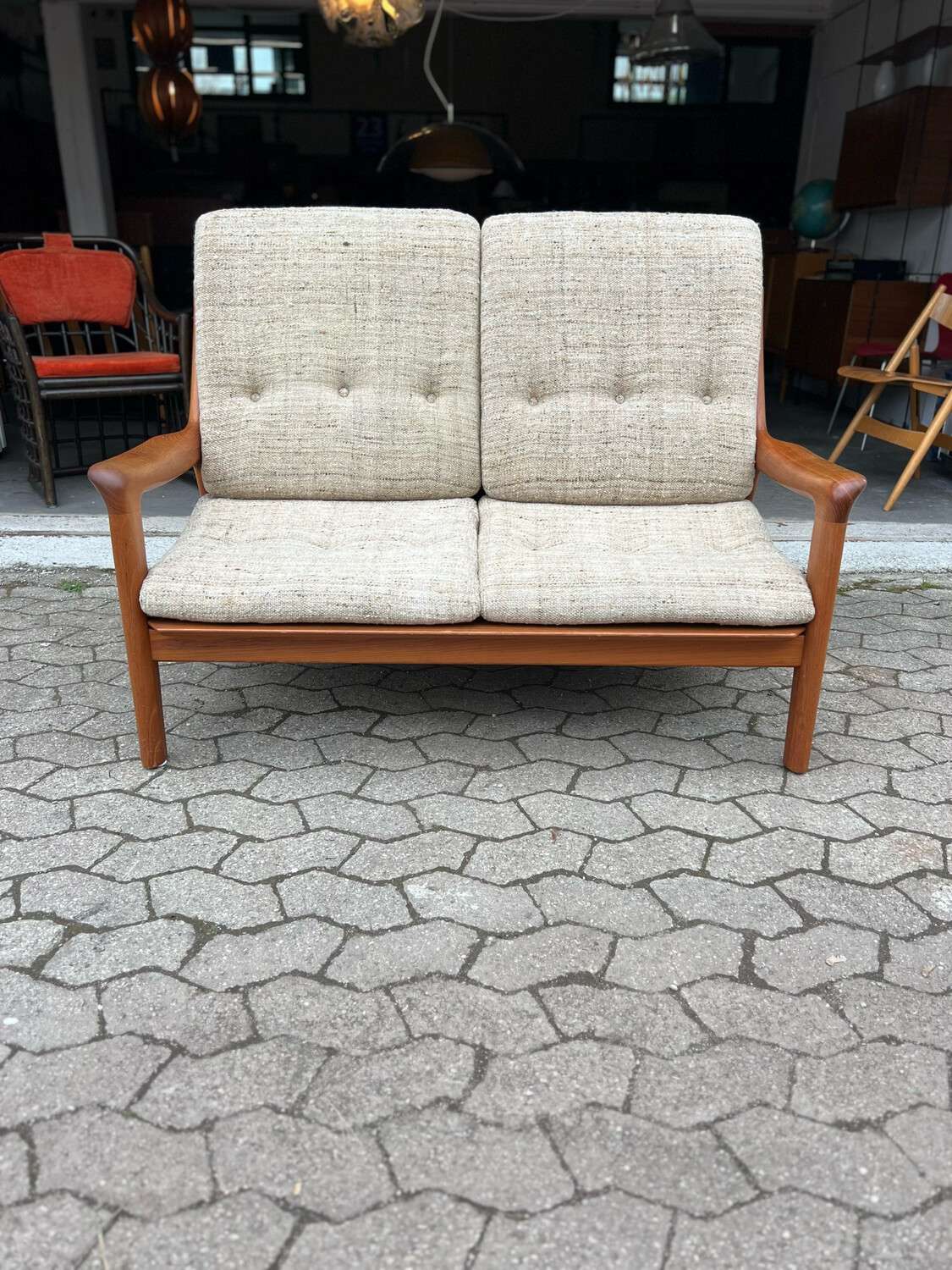 Sofa Danish Teak Gustav Thams Kvalitet A/S Vejen Mid Century Vintage