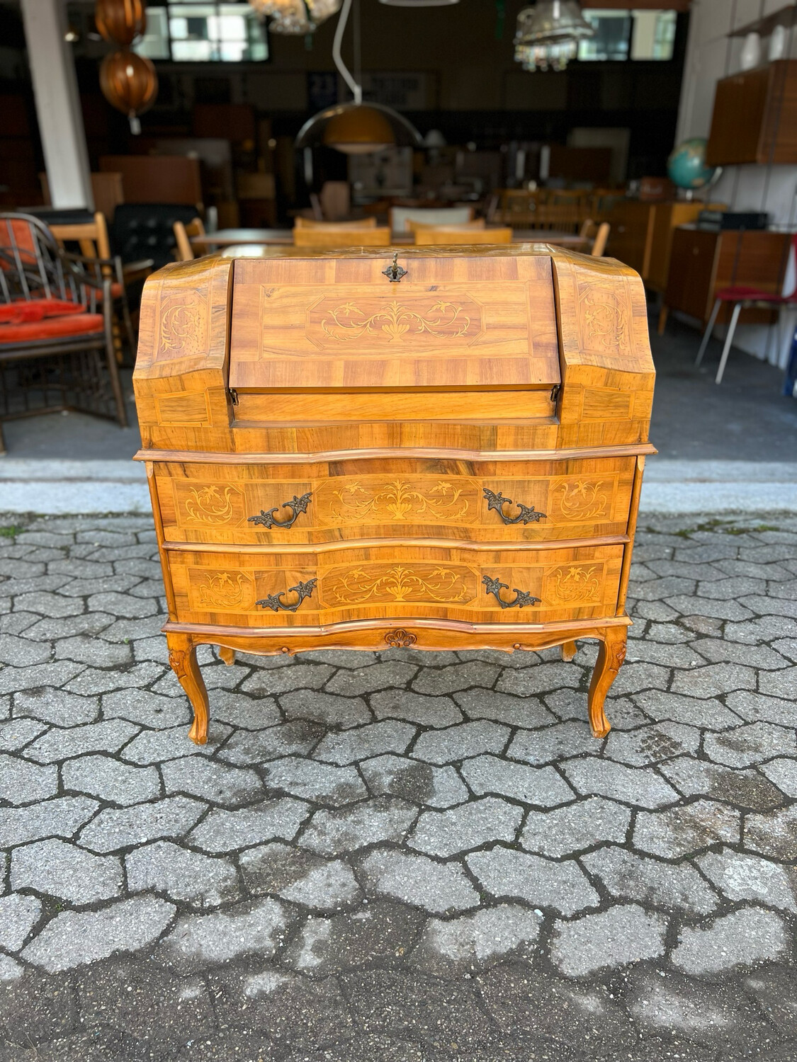 Sekretär Schreibtisch Klappsekretär Stilmöbel