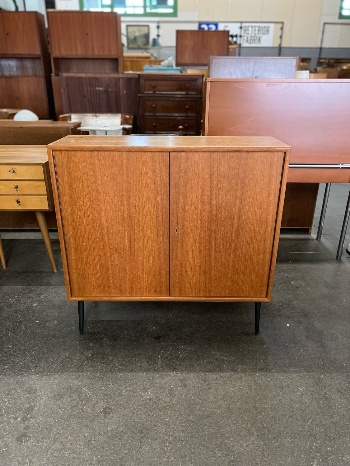 Kommode Schränkchen Teak WK Möbel Mid Century Vintage