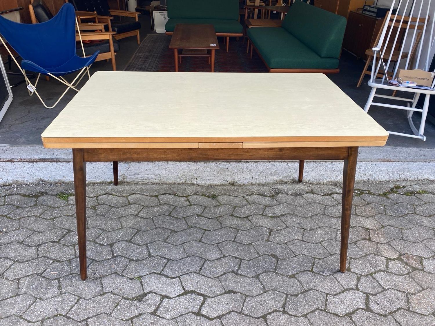 Tisch Esstisch Ausziehtisch Mid Century Vintage