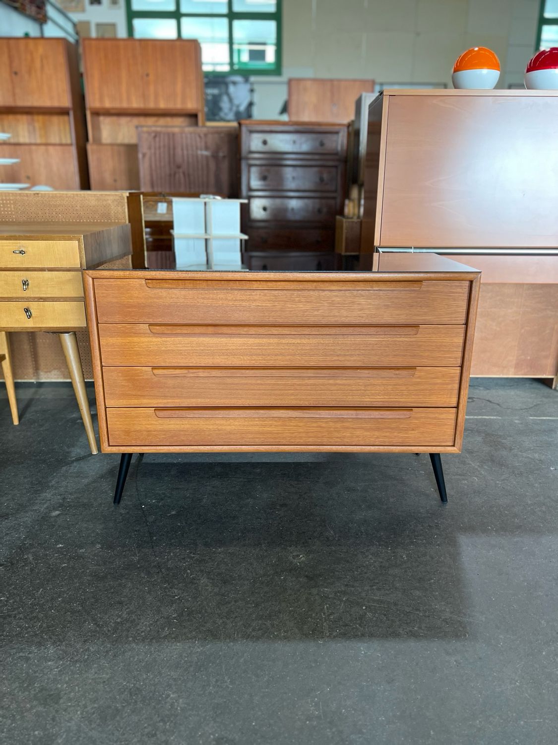 Kommode Sideboard Teak Mid Century Vintage