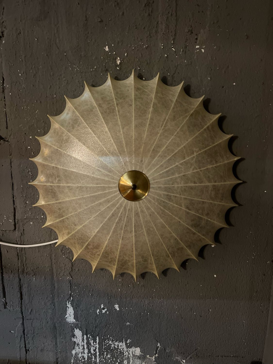 Wandleuchte Deckenleuchte Cocoon Castiglioni Flos Ära Mid Century Vintage