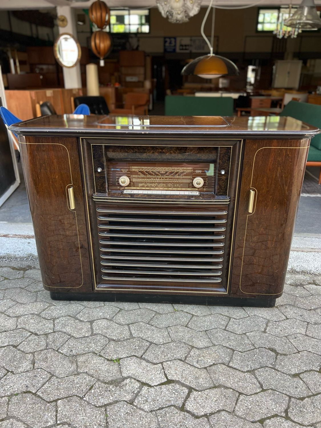 Kommode Sideboard Musikkommode Mid Century Vintage