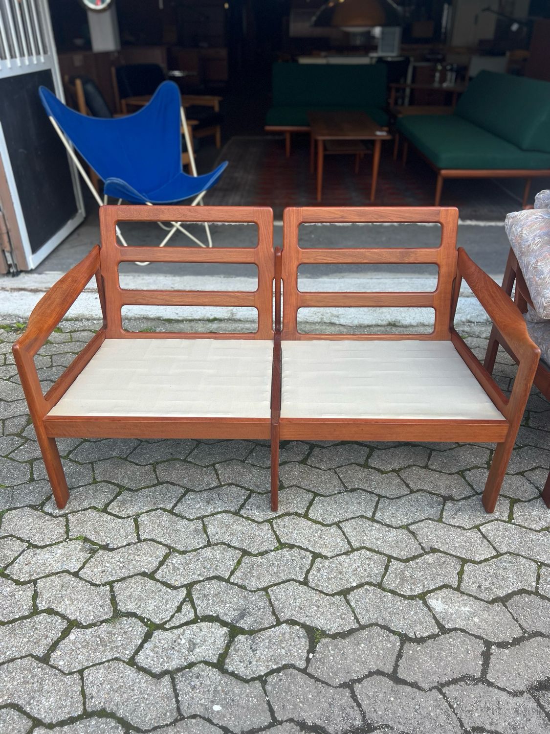 Sofa Couch Illum Wikkelso Niels Eilersen 1von2 Danish Teak