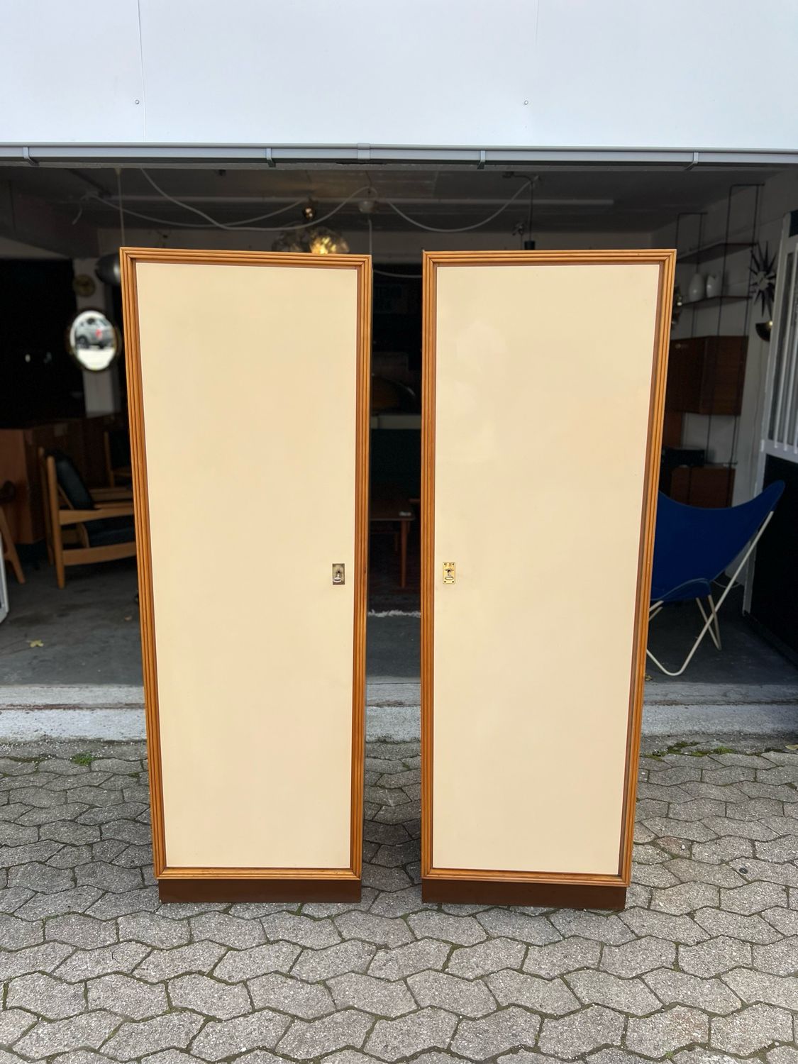 Schränkchen Küchenschrank Besenschrank Mid Century Vintage 1von4