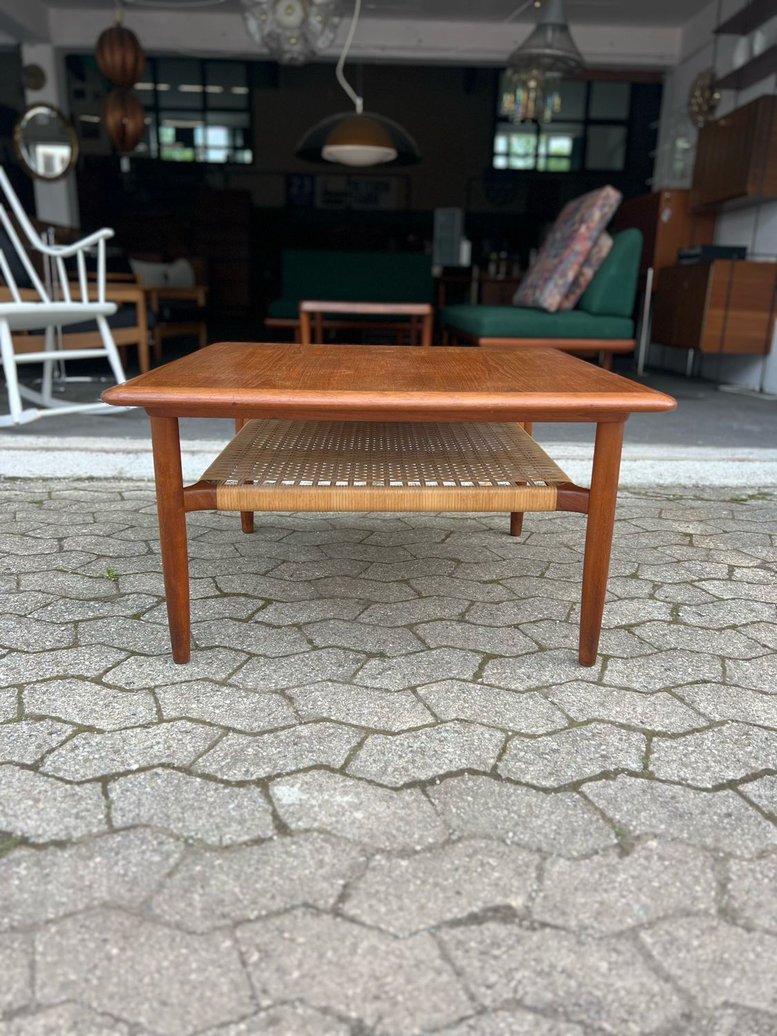 Couchtisch Tisch Coffee Table Danish Teak Mid Century Vintage