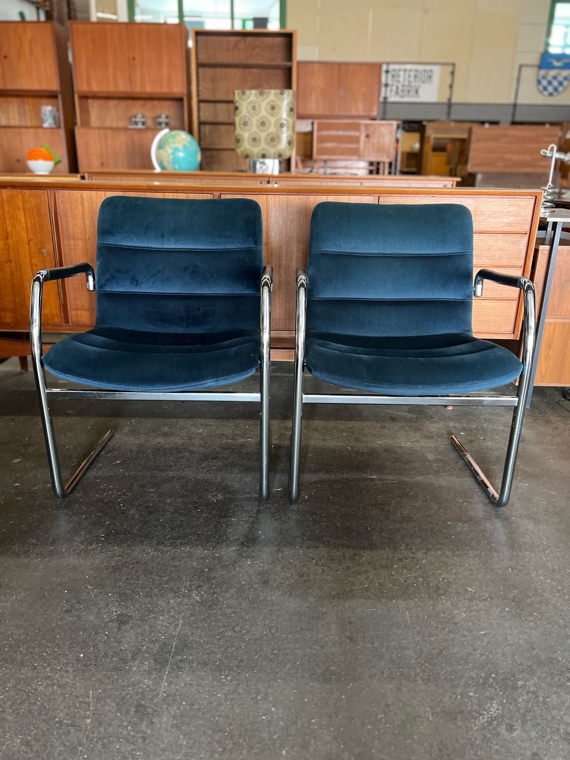 Freischwinger Sessel Stuhl Kusch &amp; Co Mid Century Vintage 1von2
