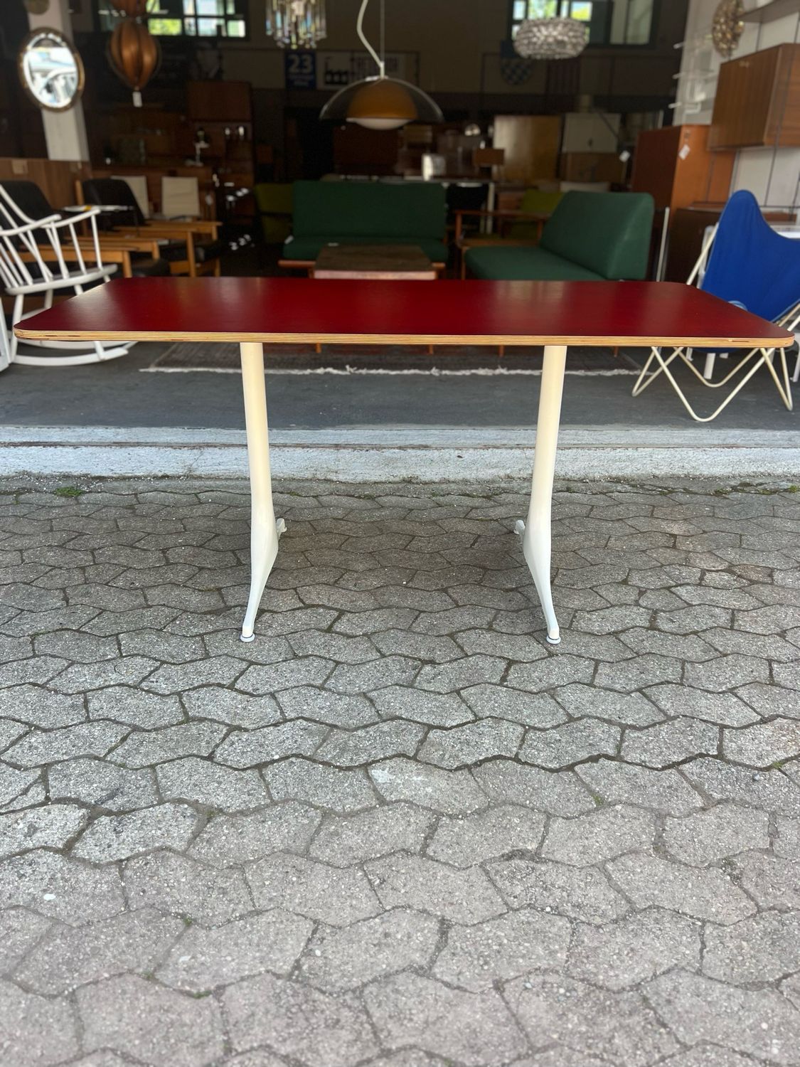 Tisch Esstisch Herman Miller Beine Vintage