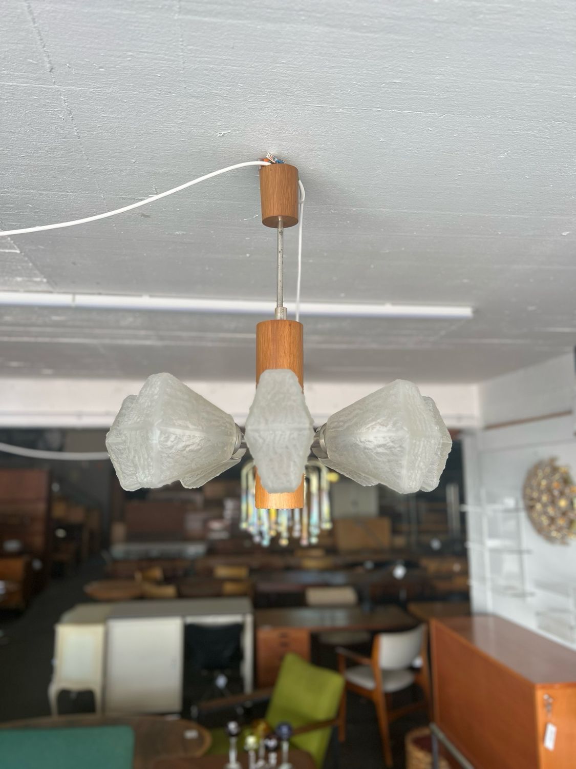 Temde Deckenleuchte Deckenlampe Mid Century Vintage