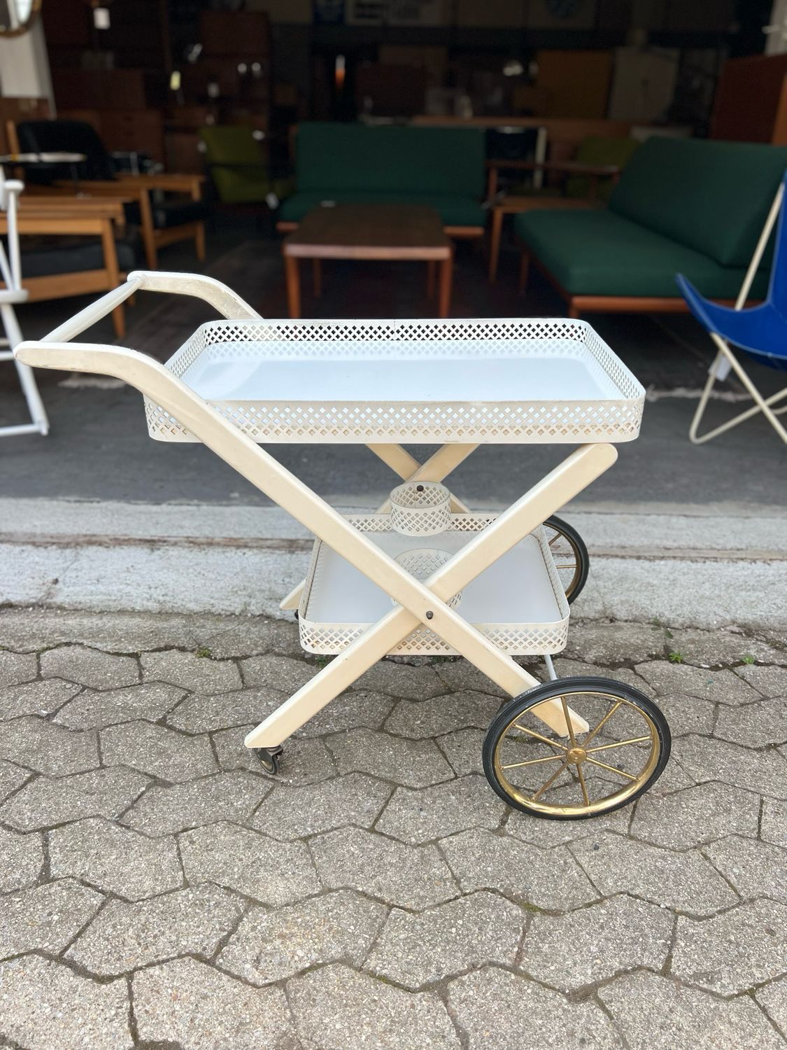 Servierwagen Barwagen Teewagen Mid Century Vintage