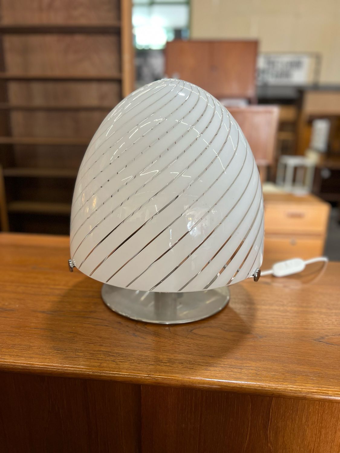 Tischlampe Tischleuchte Murano Glas Vintage