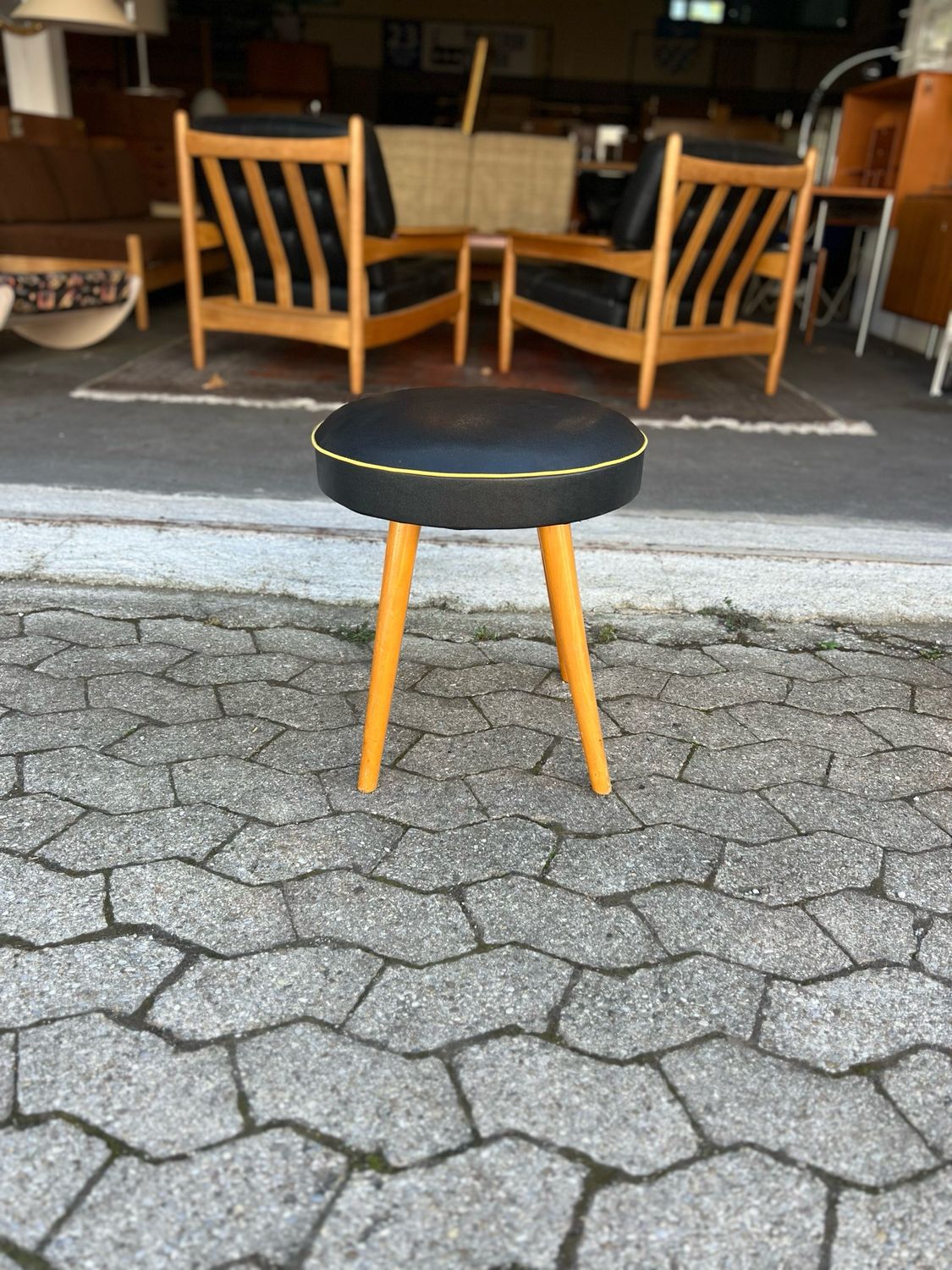 Hocker Mid Century Vintage
