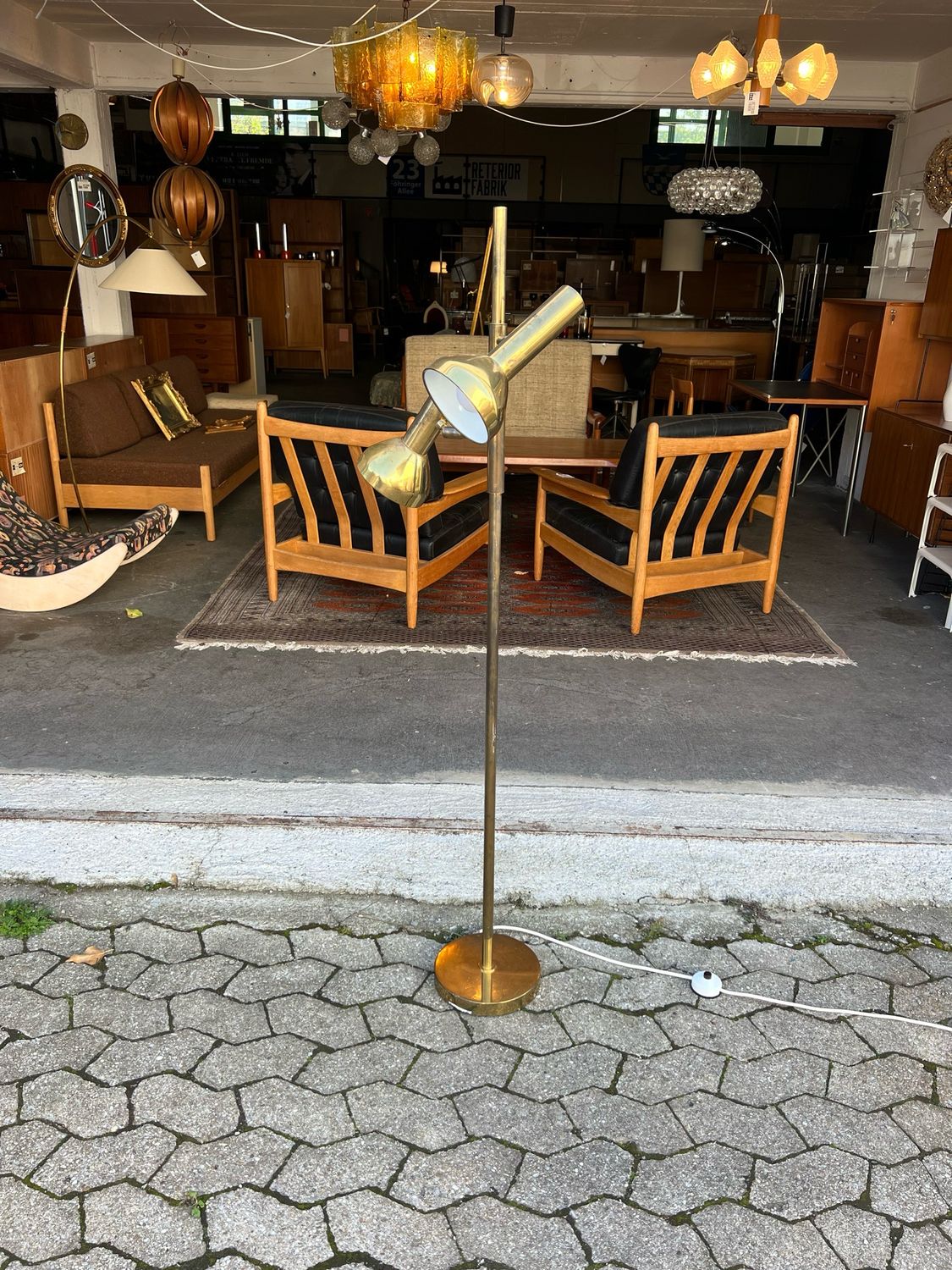 Stehlampe Stehleuchte Mid Century Vintage