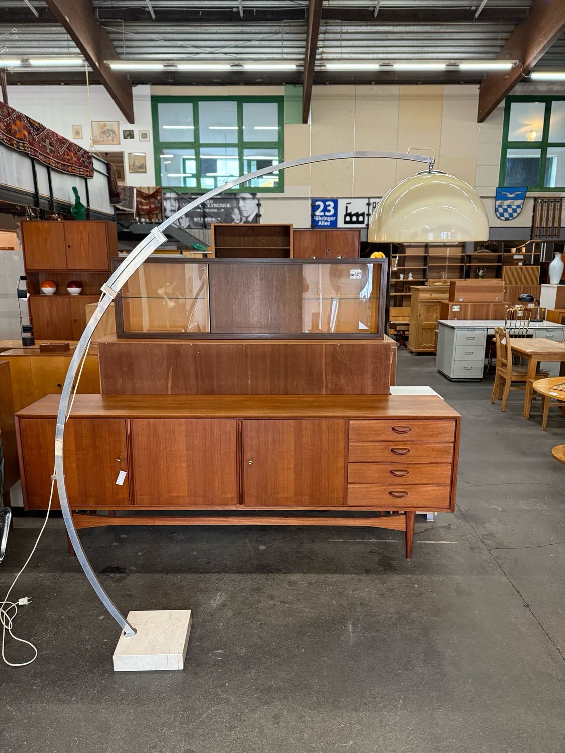Bogenleuchte Stehlampe Stehleuchte Vintage