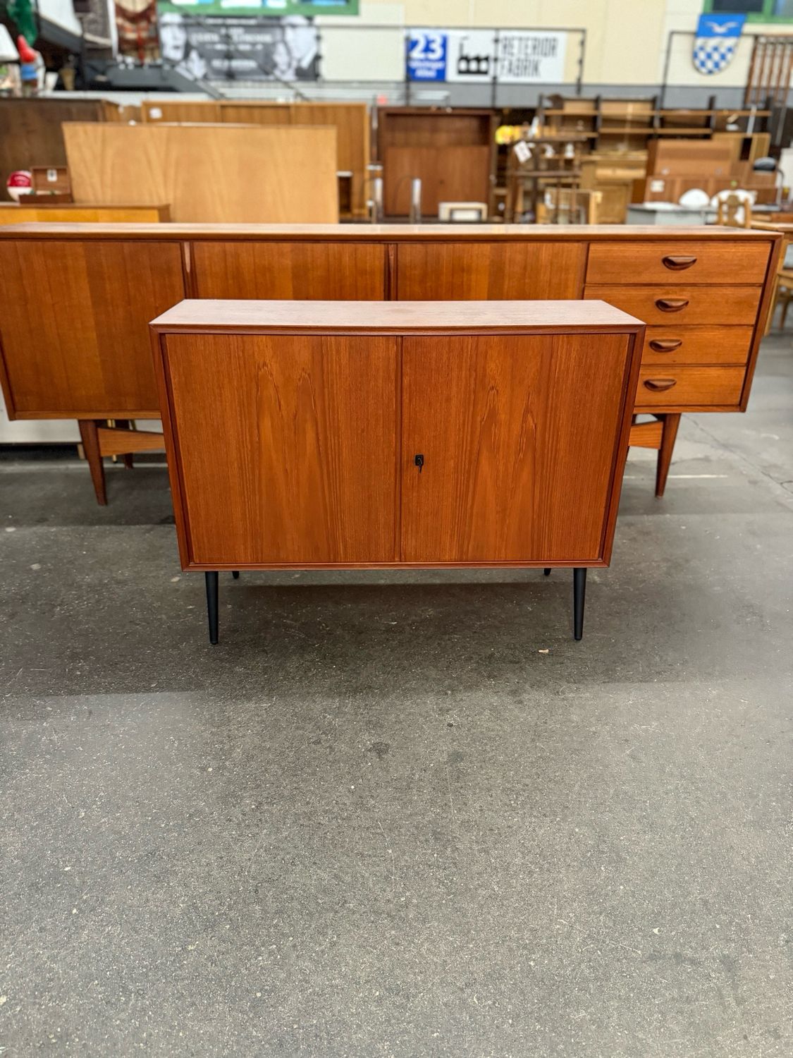 Kommode Sideboard Kästchen Teak Mid Century Vintage