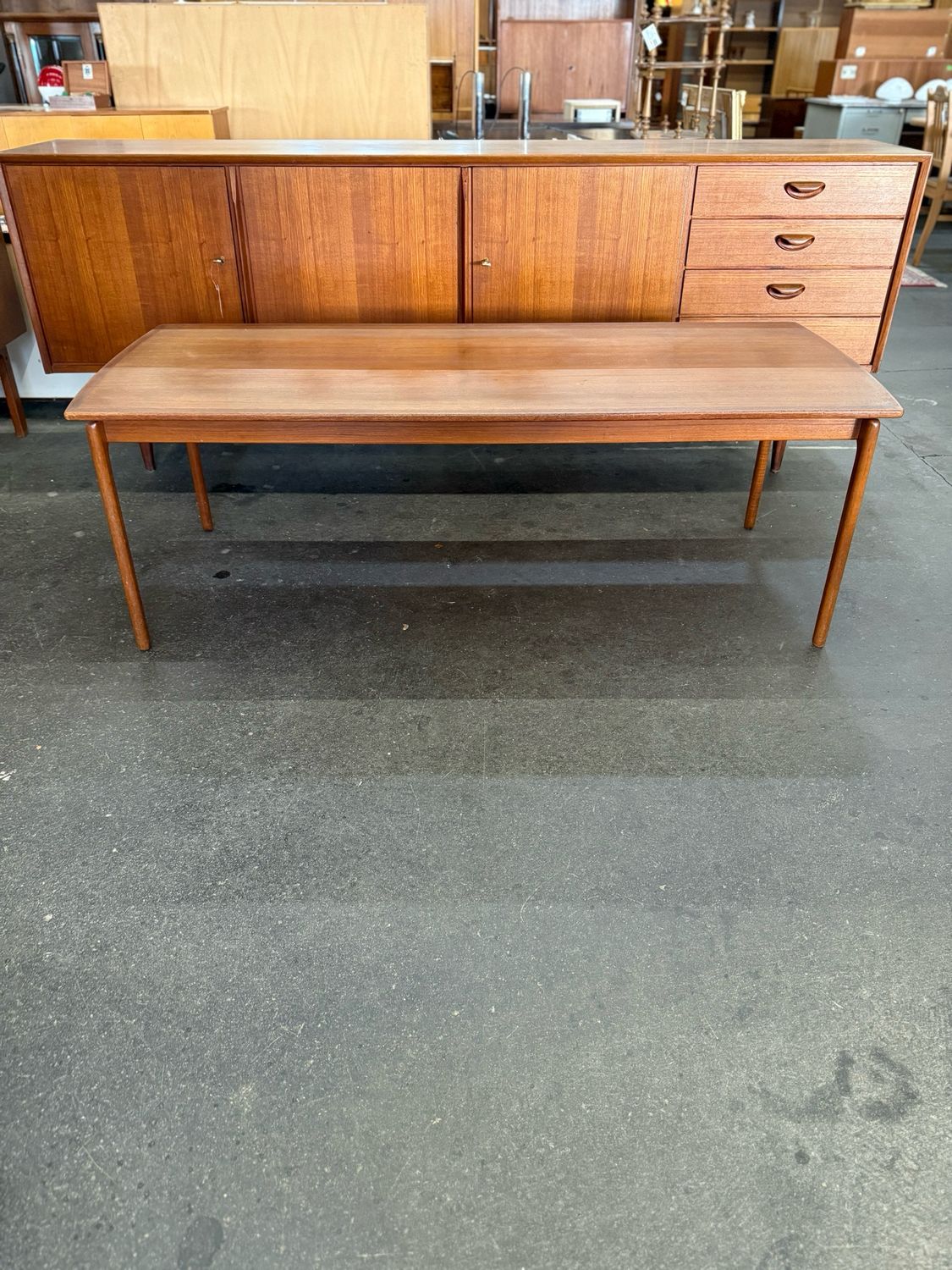 Ole Wanscher Coffee Table Couchtisch Tisch Poul Jeppesens Danish Teak Mid Century Vintage