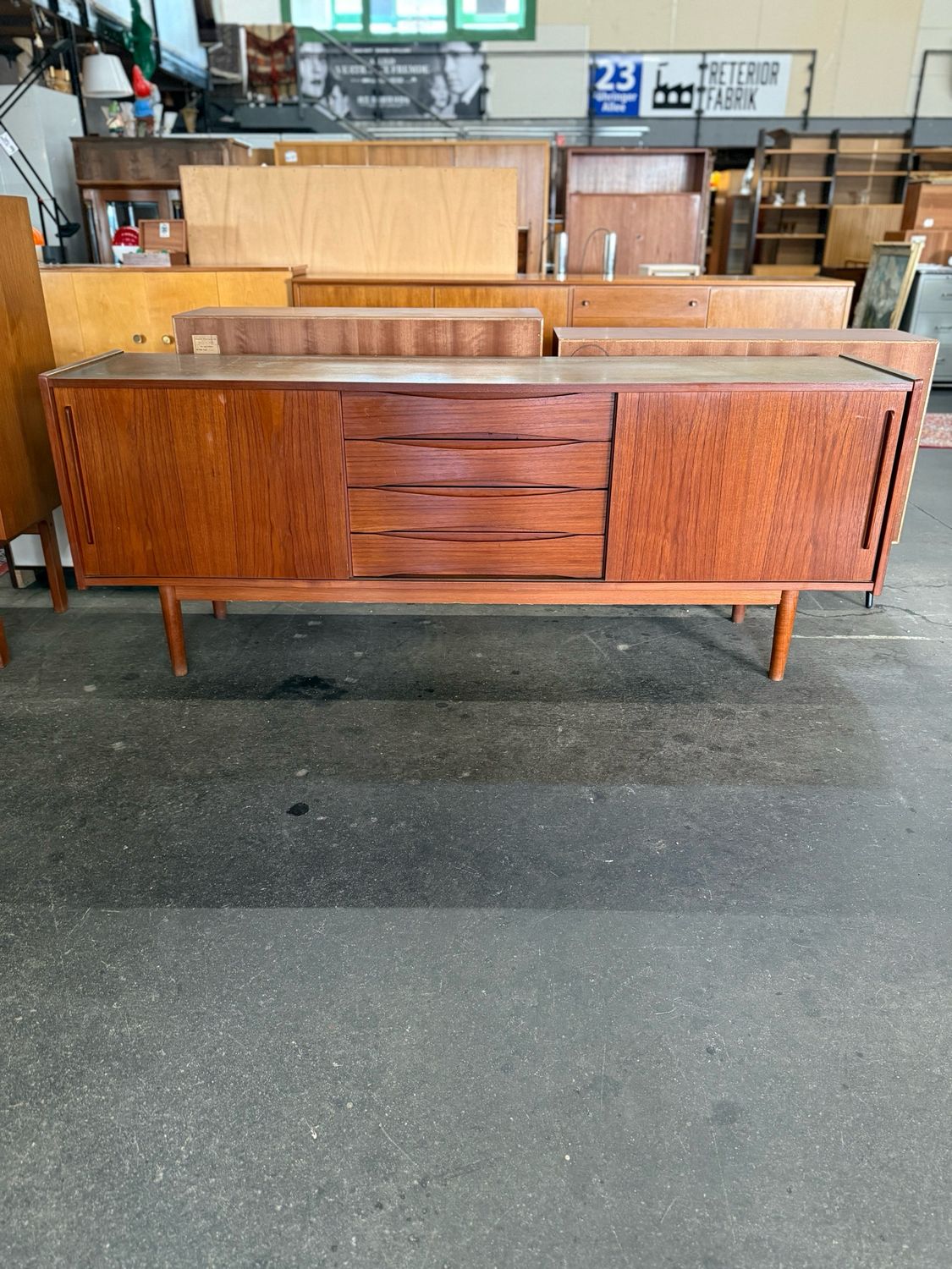 Sideboard Kommode attr Arne Vodder Danish Teak Mid Century Vintage