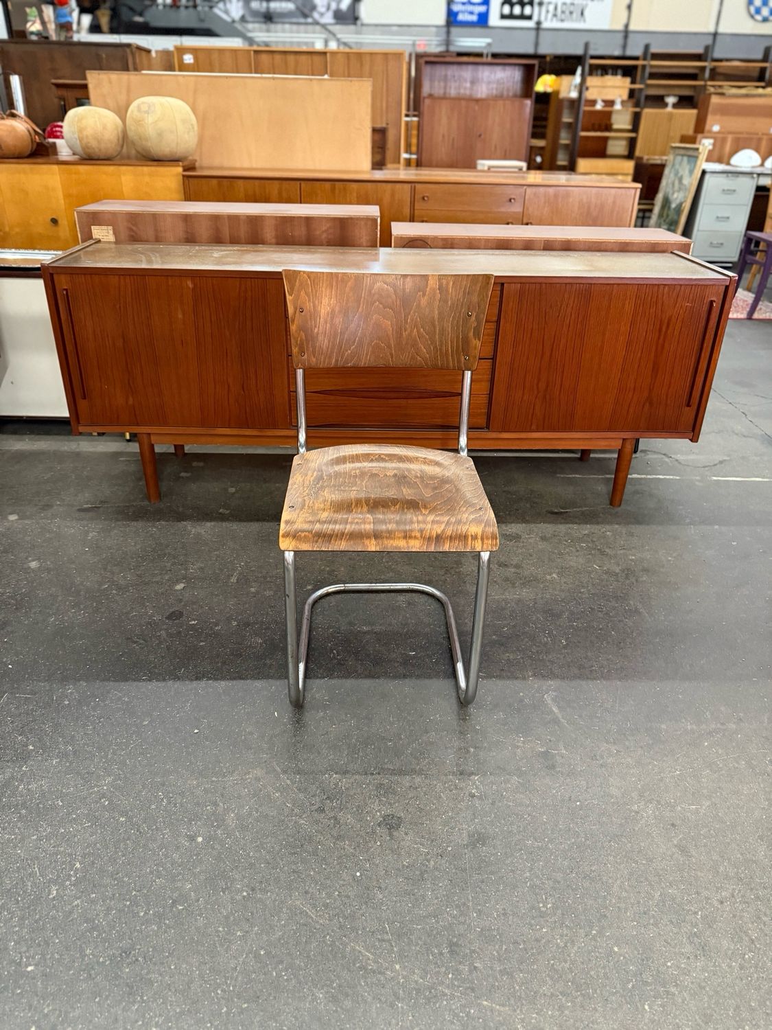 Stuhl Freischwinger Bauhaus Mart Stam B43 Ära Vintage