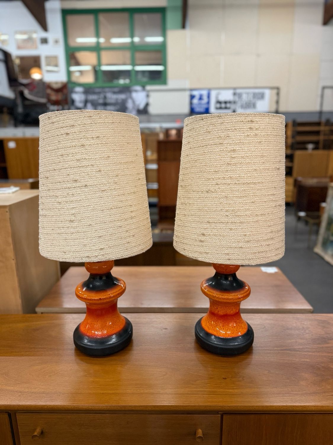 Tischlampe Tischleuchte 1von2 Mid Century Vintage