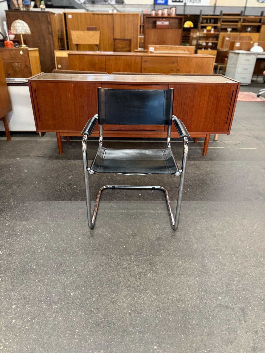 Sessel Armlehnstuhl Freischwinger Ära Mart Stam Vintage