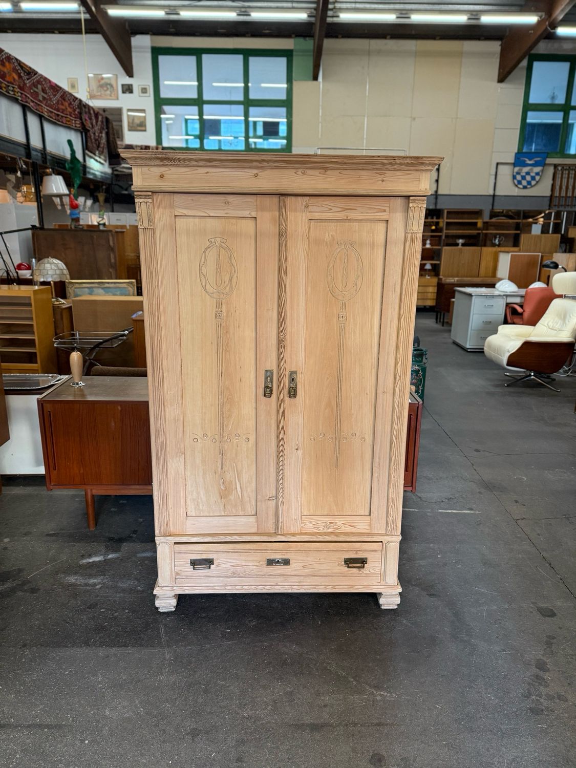 Schrank Kleiderschrank Weichholzschrank