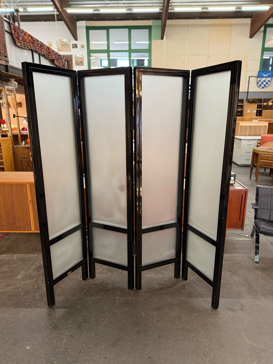 Lambert Raumteiler Paravent Raumtrenner Glas