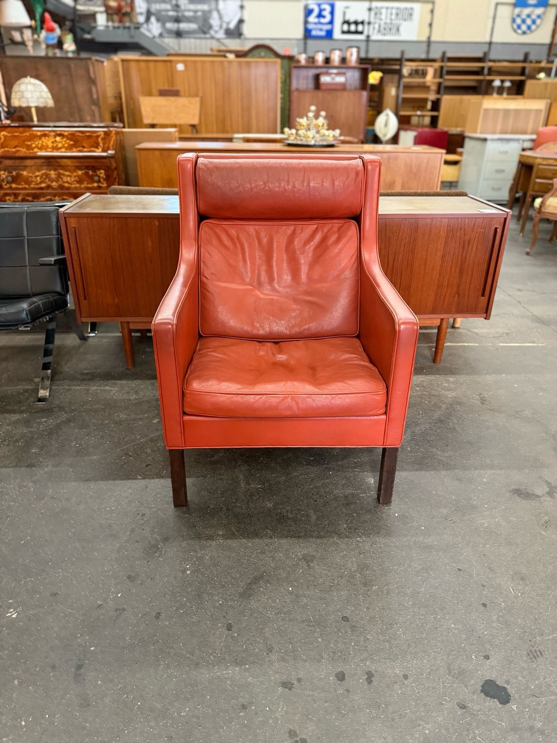 Sessel Armlehnsessel Ohrensessel Borge Mogensen Danish Mid Century Vintage